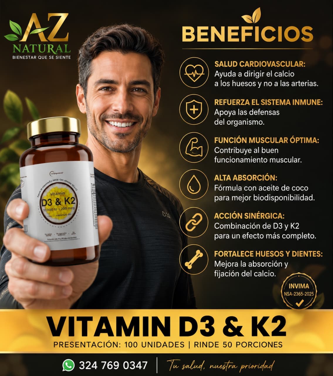 VITAMIN D3 Y K2