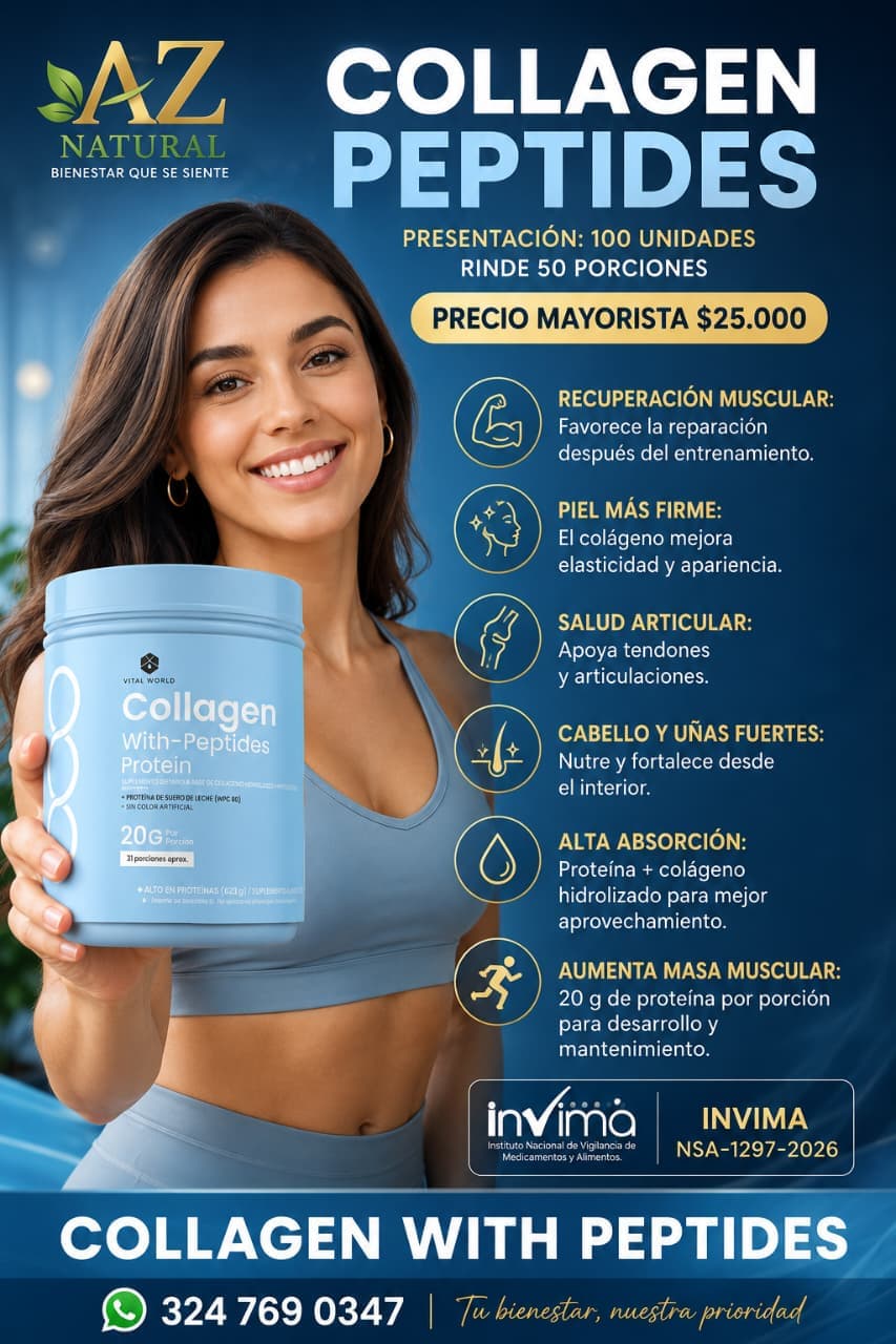 COLLAGEN  WITH - PEPTIDES.  PROTEIN